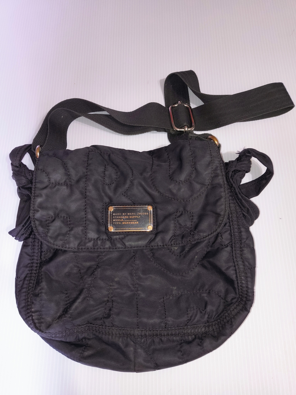 Marc by Marc Jacobs Black Quilted Crossbody Bag 2011 OG ERA